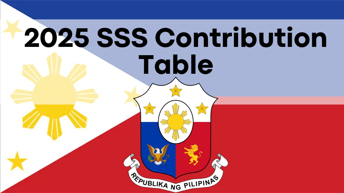 2025 SSS Contribution Table, How to Check and Pay Your Contributions