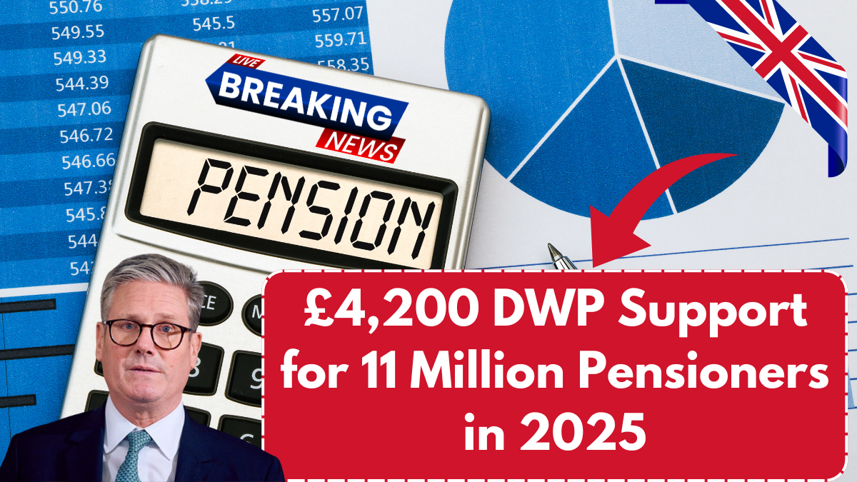 £4,200 DWP Support for 11 Million Pensioners in 2025 – Check Eligibility Payment Dates & How to Claim